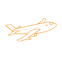 Plane-Orange Viaggi di gruppo icona